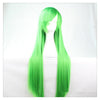 Women Fashion 100CM/39" Long straight Cosplay Fashion Wig heat resistant resistant Hair Full Wigs  green - Mega Save Wholesale & Retail