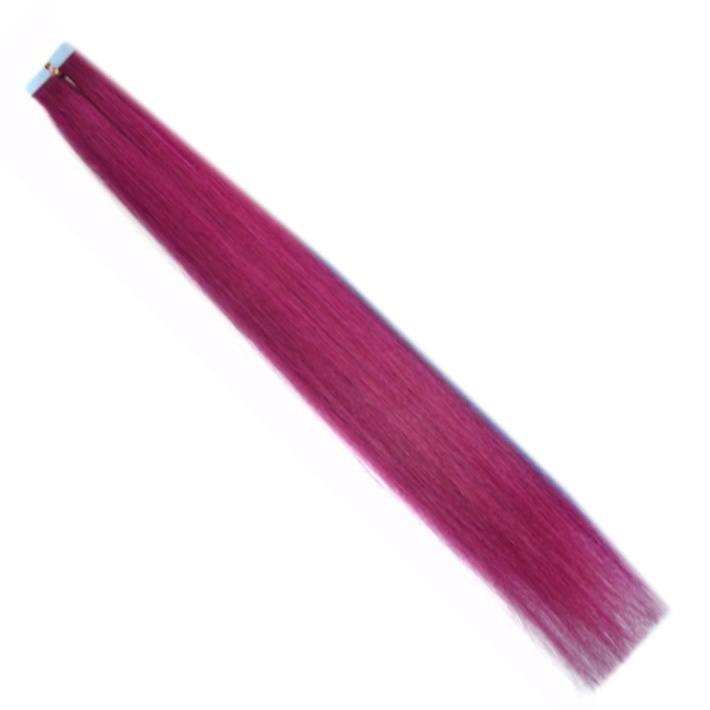 Invisible Hair Extension Colorful Wig Glue   purplish red ZPU-05