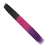 Invisible Hair Extension Colorful Wig Glue   black purplish red purple ZPU-10