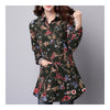 Plus Size Middle Long Loose Shirt   green    M - Mega Save Wholesale & Retail - 1