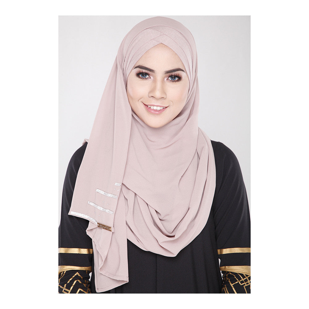 Muslim Fashionable Scarf   khaki