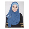 Muslim Fashionable Scarf  blue