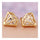 Diamond Shape Earrings   white - Mega Save Wholesale & Retail - 2