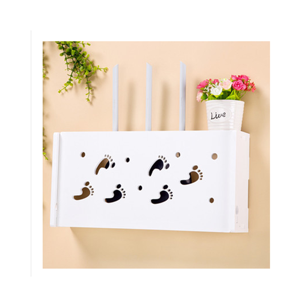Flip WIFI Router Rack Creative Super Big Storage Rack Decoration Box Interlayer Wall Hanging - Mega Save Wholesale & Retail - 1