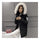 Winter Down Coat Woman Middle Long Loose Thick   black   S - Mega Save Wholesale & Retail - 1