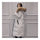 Winter Long Slim Warm Woman Down Coat Racoon Fur Collar   grey   S - Mega Save Wholesale & Retail - 3