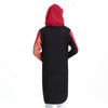Flax Short Muslim Long Dress Long Sleeve Splicing   skin color - Mega Save Wholesale & Retail - 3